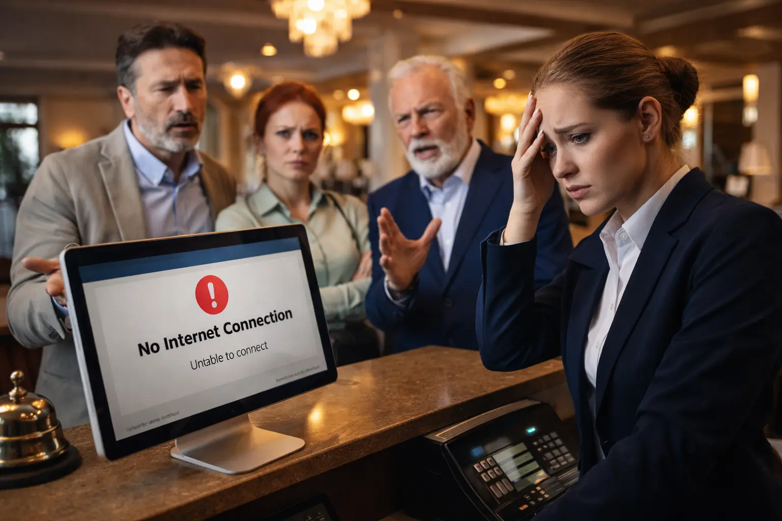 Bulut PMS kullanan resepsiyonist